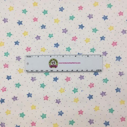 Pastel Stars - AE Nathan Flannel  (3128X-124)