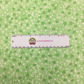 Green Mini Sparkle Stars - AE Nathan Flannel ( 9831AE-66)