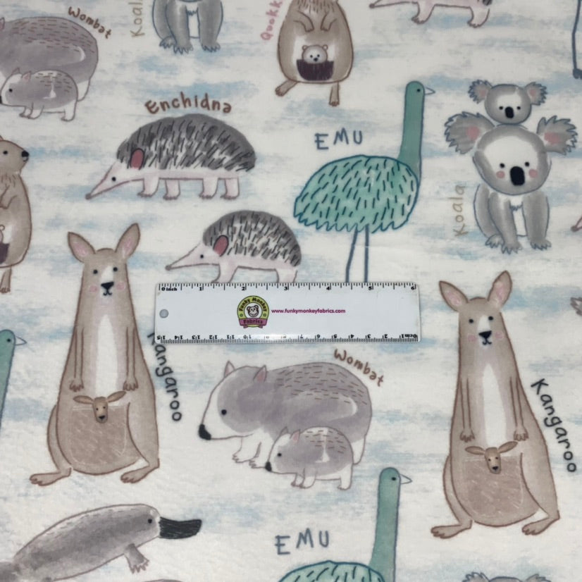 Simply Taupe Outback - Shannon Fabrics Cuddle Minky