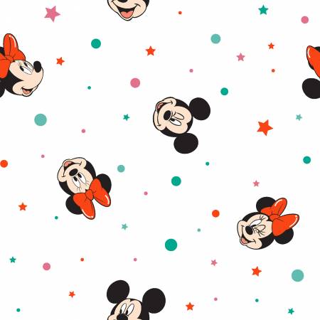 Disney Mickey & Minnie Icon Dot - Springs Creative Cotton (75025A620715)