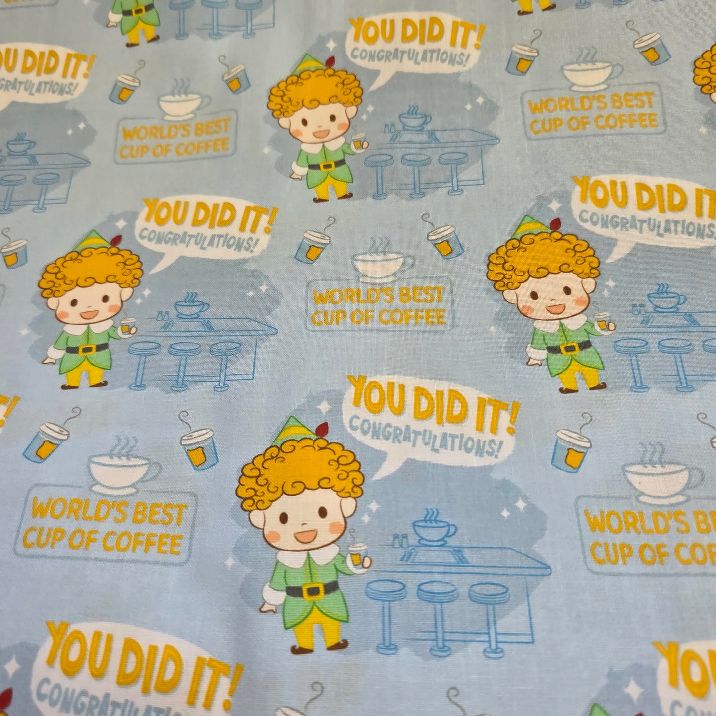 Best Cup of Coffee - Elf Movie - Camelot Cotton