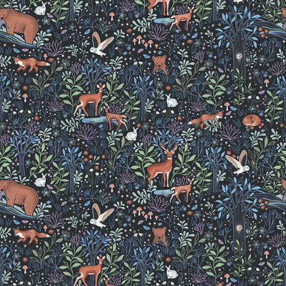 Woodland Magic Scene - Studio E Cotton
