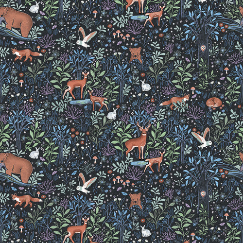 Woodland Magic Scene - Studio E Cotton