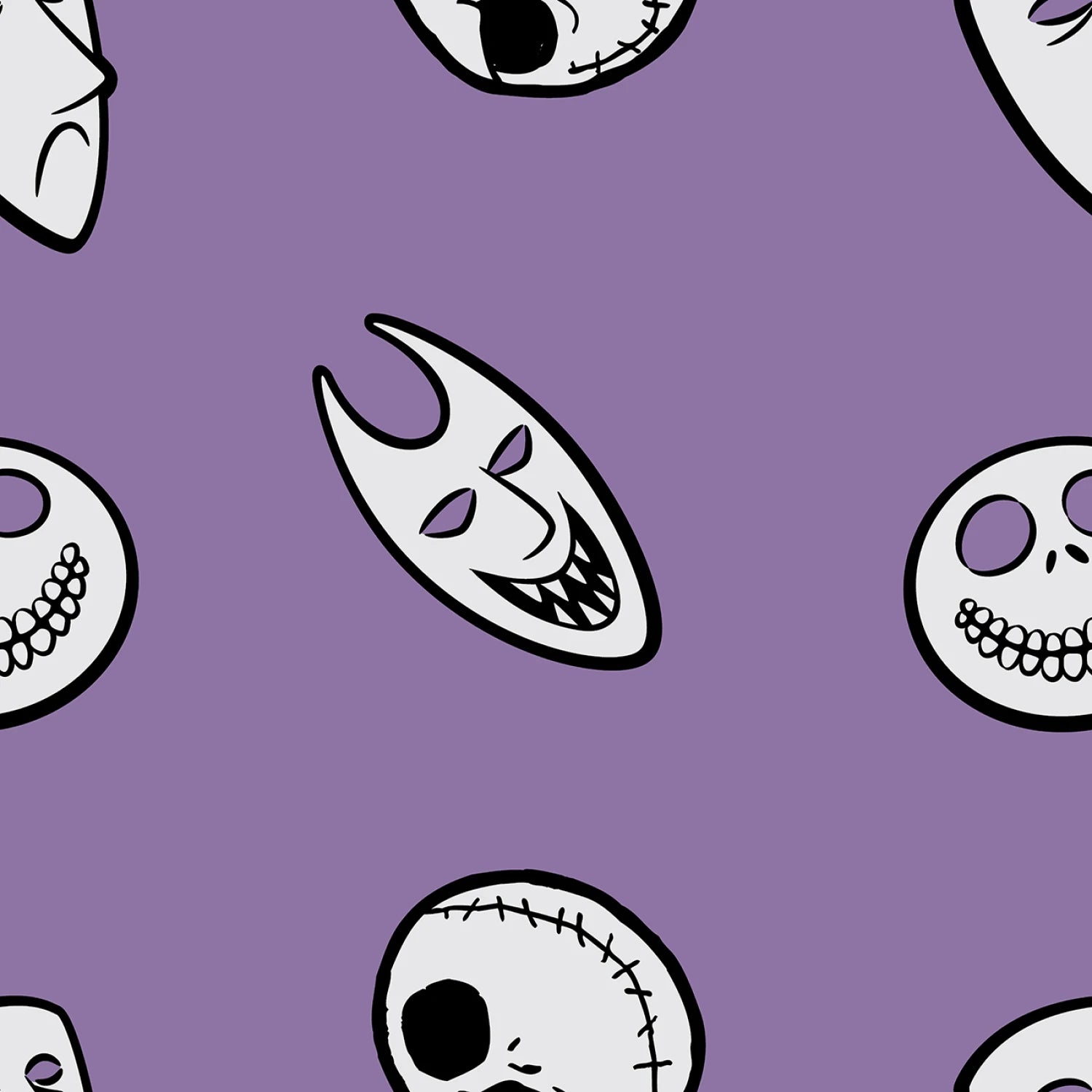 Nightmare Before Christmas Character Toss - Springs Creative Fleece