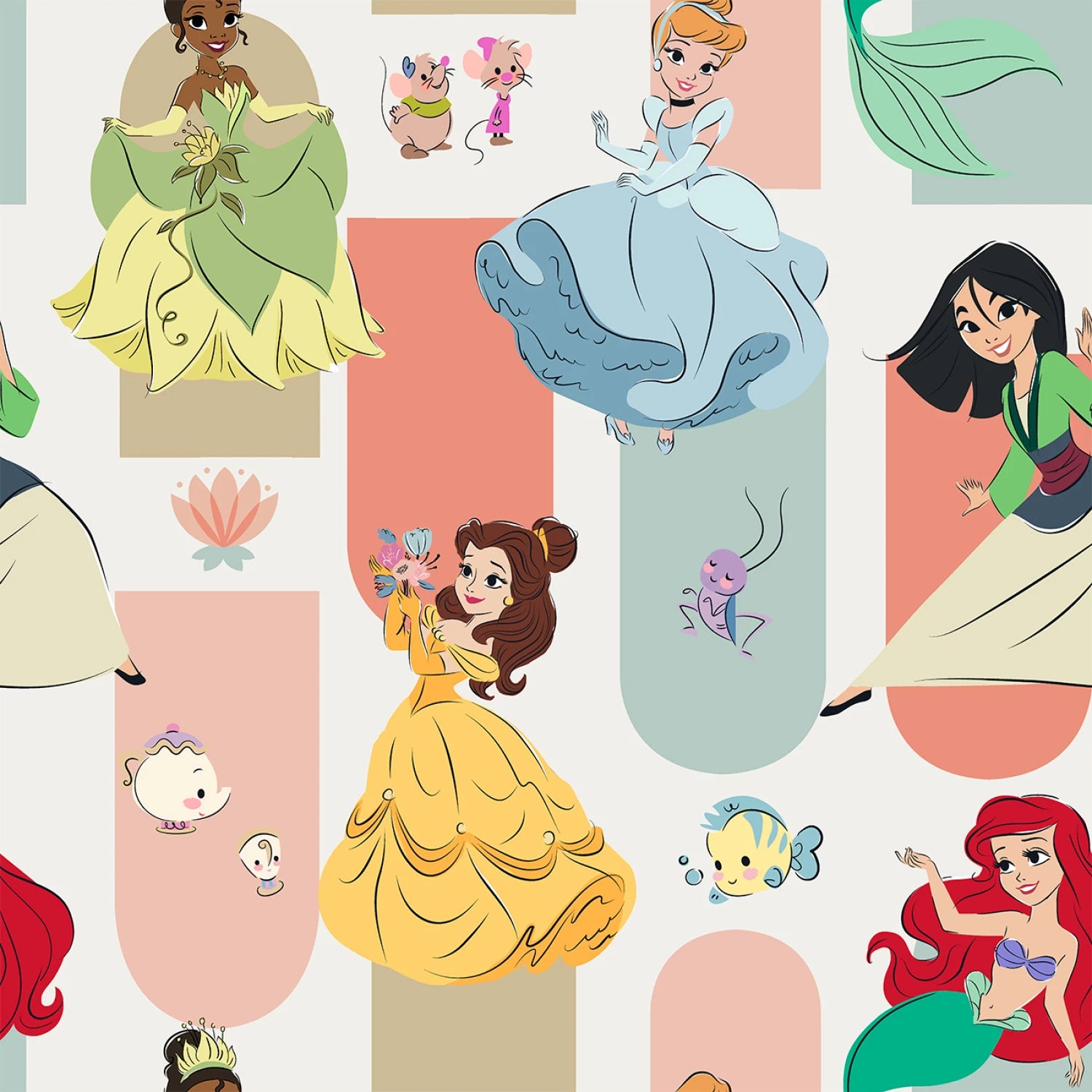 Baby Disney Princesses - Springs Creative Fleece