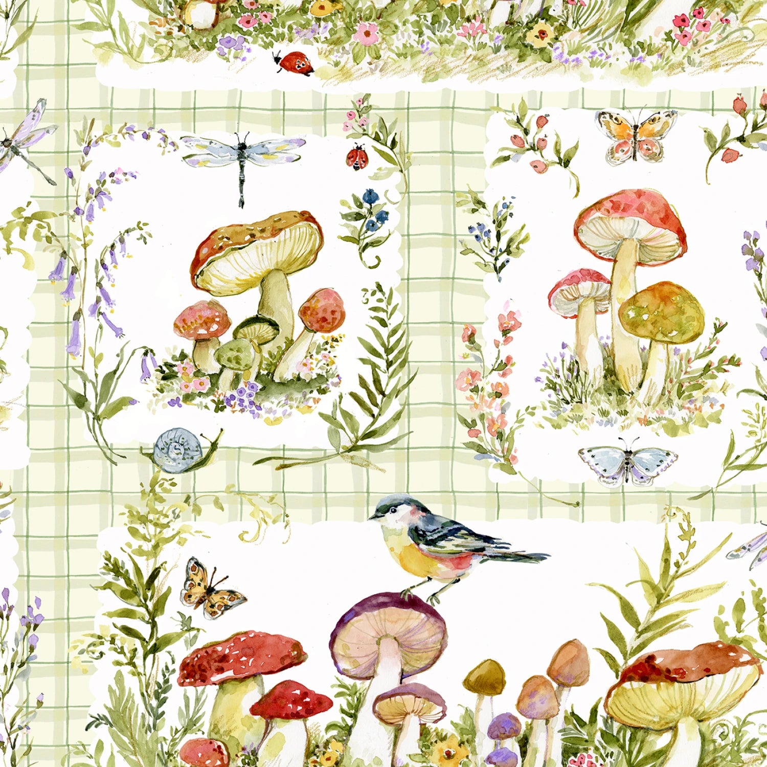 Mushroom Patches - Springs Creative Cotton