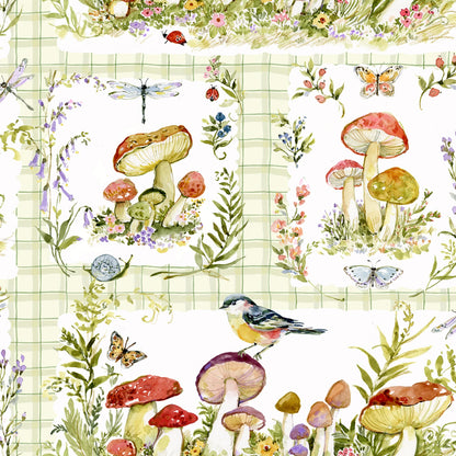 Mushroom Patches - Springs Creative Cotton