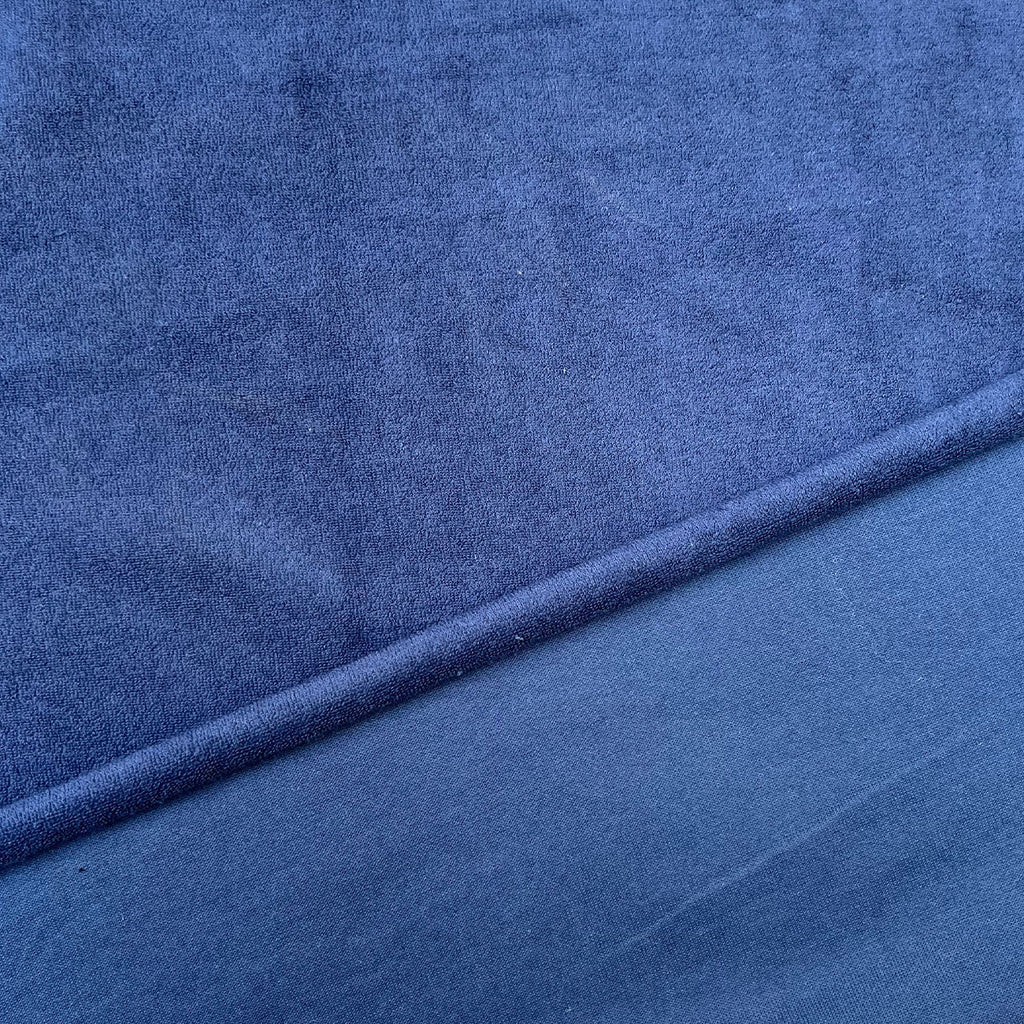 Navy Baby Terry Knit – Funky Monkey Fabrics