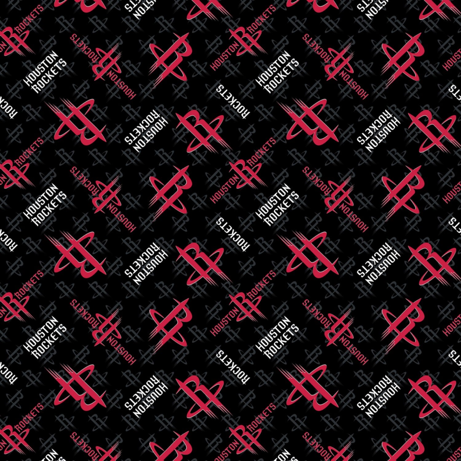 NBA Houston Rockets Cotton  - Camelot Cotton - 1/2 yard