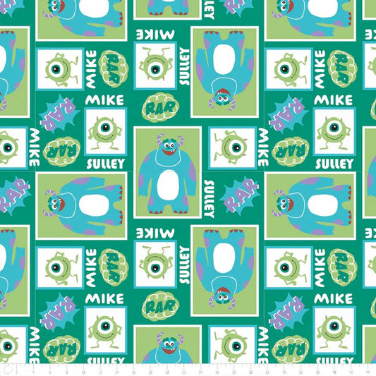 Mike & Sully Blocks - Camelot Fleece (853000023A-01) 