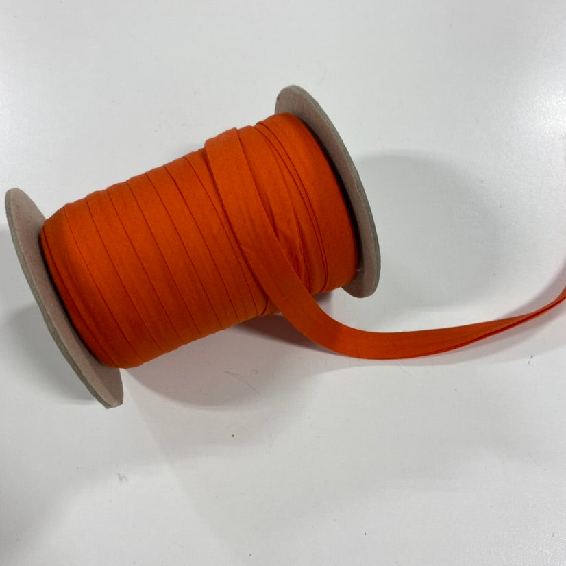 Orange Double fold Bias Tape