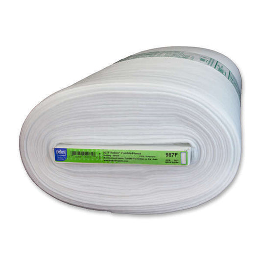 987 White - Pellon Fusible Fleece (987F) 
