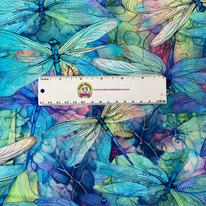 Dream Packed Dragonflies - Timeless Treasures Cotton