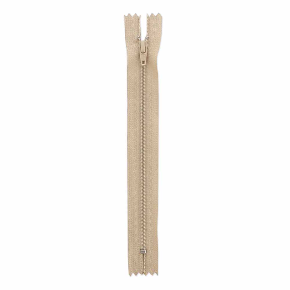 17.75cm/7in Zipper - Beige