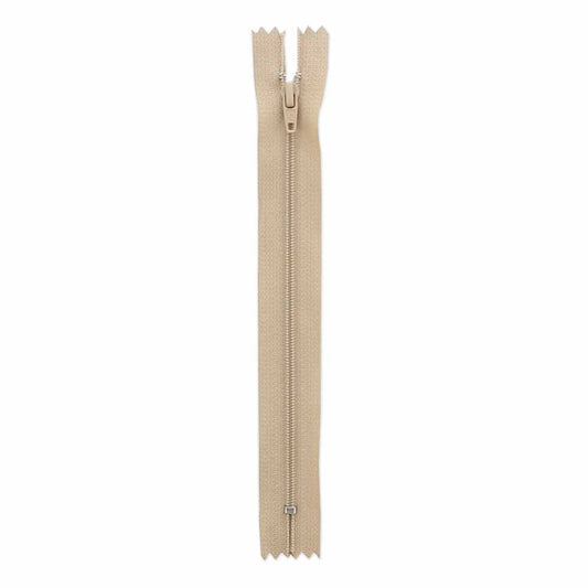 17.75cm/7in Zipper - Beige
