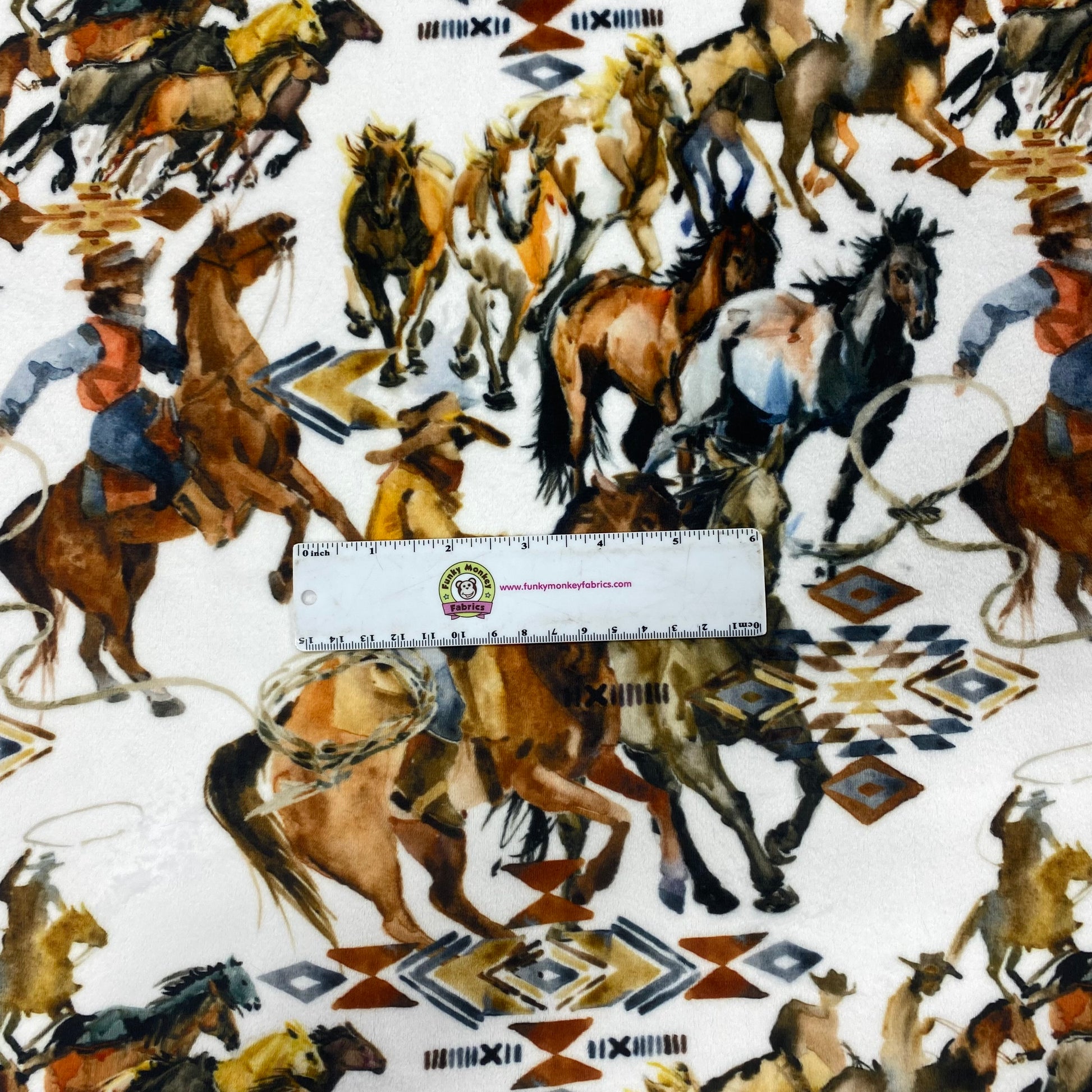 Woodland Wranglers Digital - Shannon Fabrics Cuddle Minky