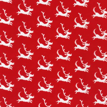 Red Grinch Dogs Dr. Seuss - Robert Kaufman Cotton (ADE202813)