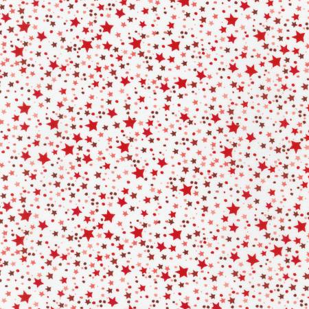 Stars Red Dr. Seuss - Robert Kaufman Cotton (ADE202823)