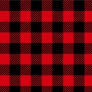 Red/Black Check Crimson - Robert Kaufman Cotton