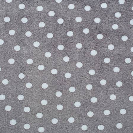 Graphite Alotta Dots - Shannon Fabrics Cuddle Minky