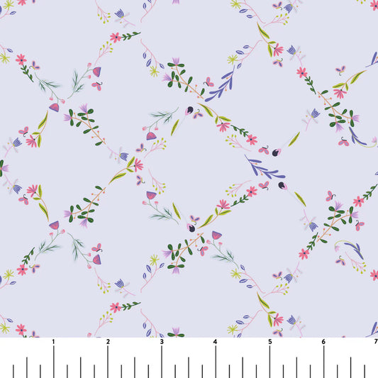 Vine Lines - A Spring Dance - Phoebe Fabrics