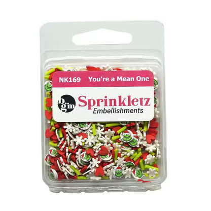 Red Your a Mean One - Sprinkletz Embellishments
