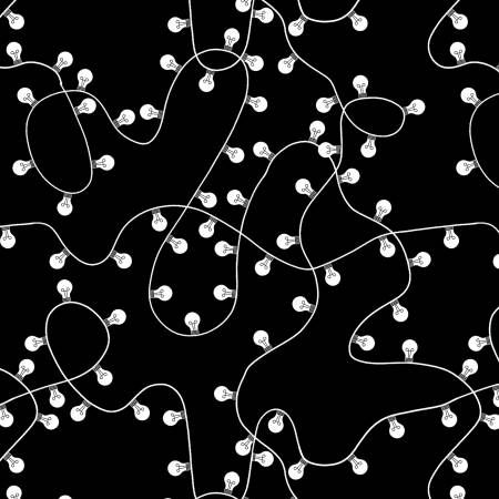 CLEARANCE Black Lightbulbs Glow in the Dark - Blank Cotton