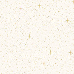 Cream Christmas Wishes Starry Sky - Riley Blake Cotton