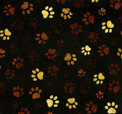 Mud Paw Prints - Timeless Treasures Cotton