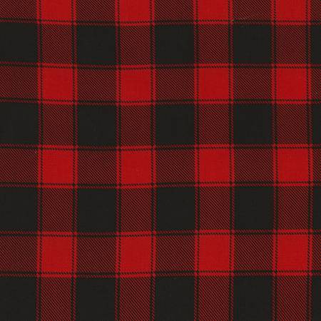 Red/Black Plaid - Timeless Treasures Cotton (C5784-RED)
