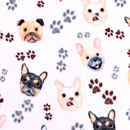 Doggy Daze Cloud Cuddle - Shannon Fabrics Cuddle Minky (CCDOGGYDAZESNOW)