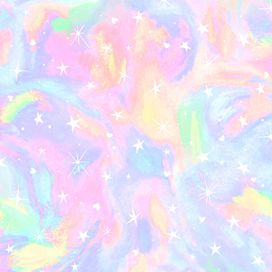 Unicorn Splash Cloud Cuddle - Shannon Fabrics Cuddle Minky (CCUNICORNSPLASHMULTI)