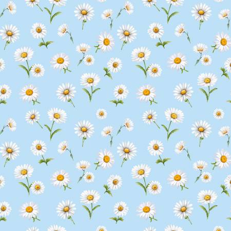 Sky Tossed Daisies - Timeless Treasures Cotton