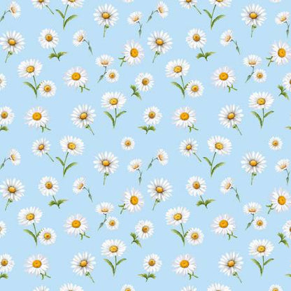 Sky Tossed Daisies - Timeless Treasures Cotton