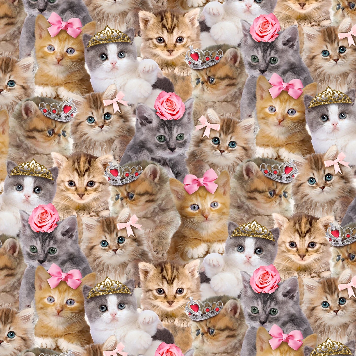 Princess Kitty - Timeless Treasures Cotton (CD3579)