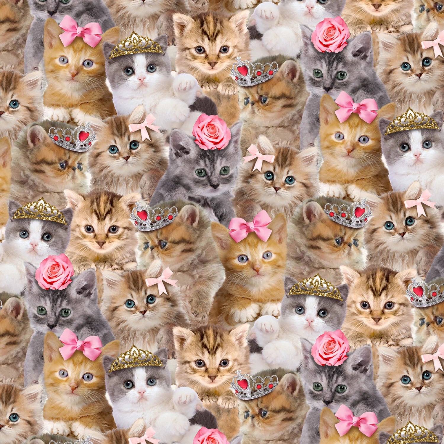 Princess Kitty - Timeless Treasures Cotton (CD3579)