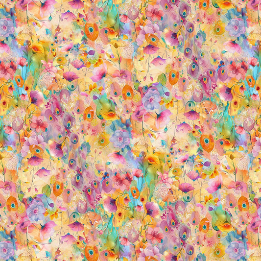 Bright Morning Floral - Timeless Treasures Cotton