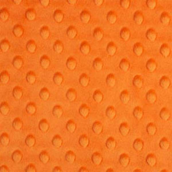 Orange Dimple Minky - Shannon Fabrics