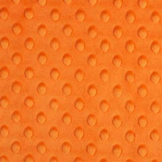 Orange Dimple Minky - Shannon Fabrics