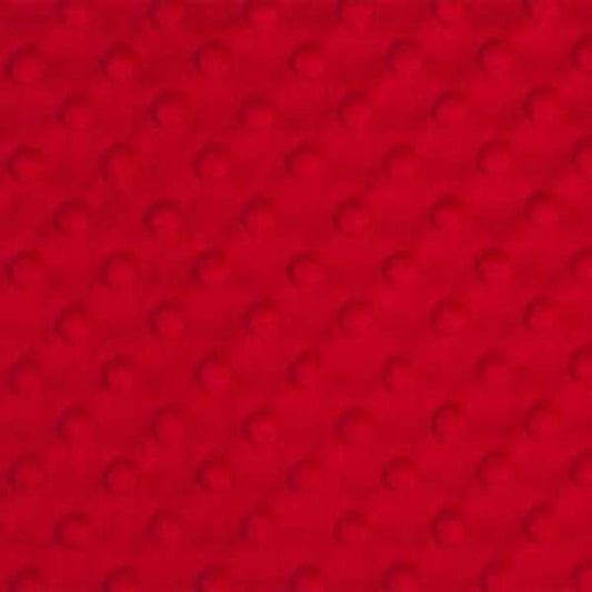 Red Dimple Minky - Shannon Fabrics