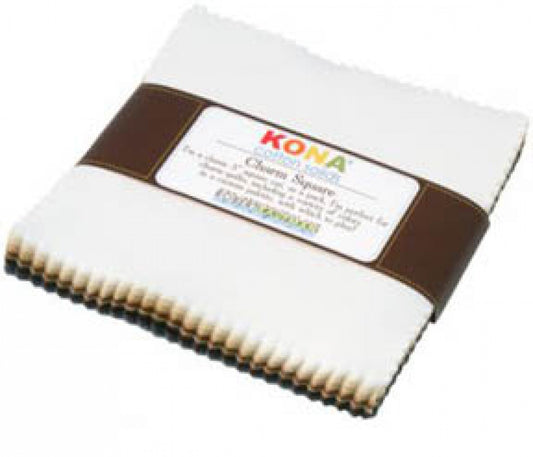 5in Squares Kona Cotton Neutrals Palette 41pcs- Robert Kaufman Cotton