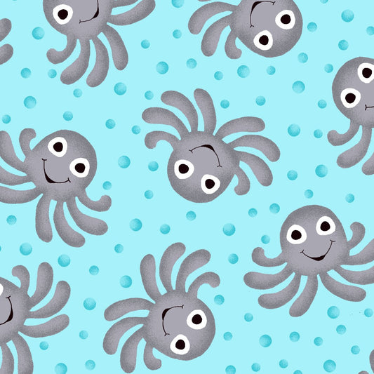 Happy Octopus - AE Nathan Flannel