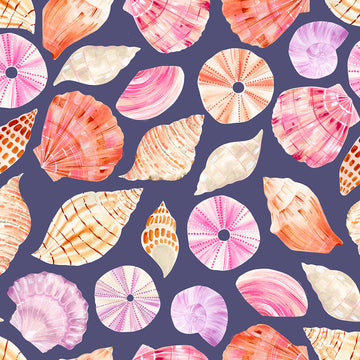 CLEARANCE Seashells - Coral Coast - Dashwood Studio Cotton