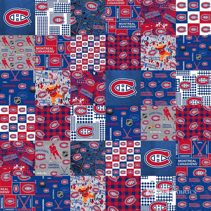 NHL Montreal Canadiens Cheater Quilt - Sykel Enterprises Cotton