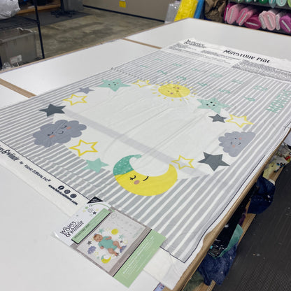 Celestial Minky Milestone Mat