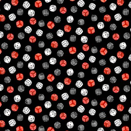 Black Roll With It - Michael Miller Cotton