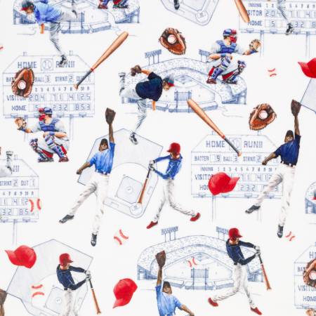 Batter Up Digital - Shannon Fabrics Cuddle Minky