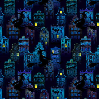 CLEARANCE Batty Witch Digital - Shannon Fabrics Minky