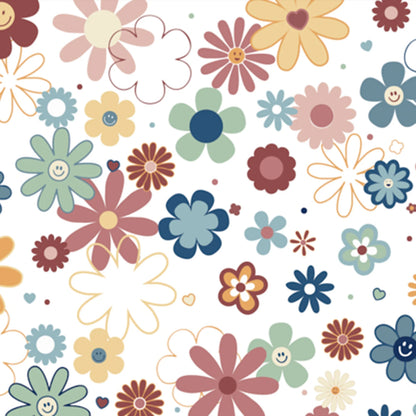 Disco Daisies Digital - Shannon Fabrics Cuddle Minky