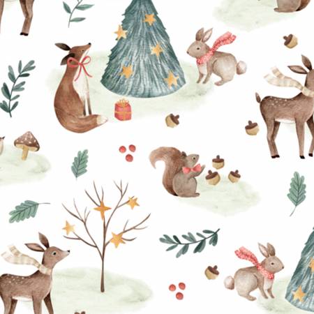 Festive Forest Digital - Shannon Fabrics Cuddle Minky
